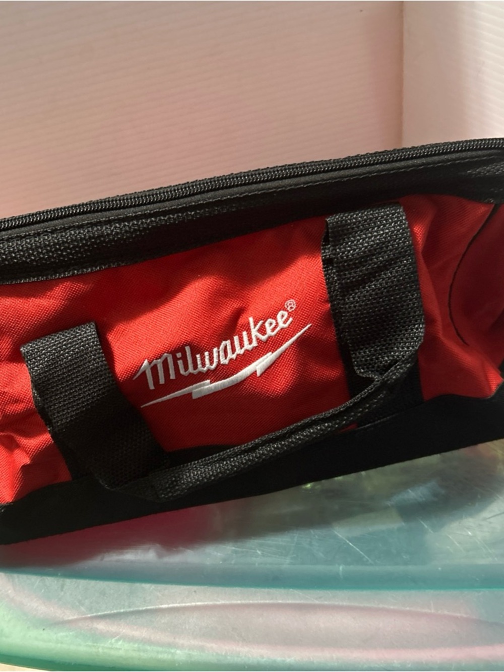 Milwaukee Red Compact Tool Bag for Men